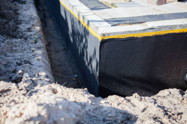 Residential Wet Basement Repair installation at a Crestline, OH home by SJ Waterproofing Pros